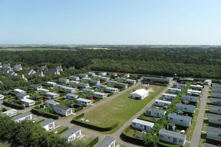 Bovenaanzicht camping Coogherveld 2011