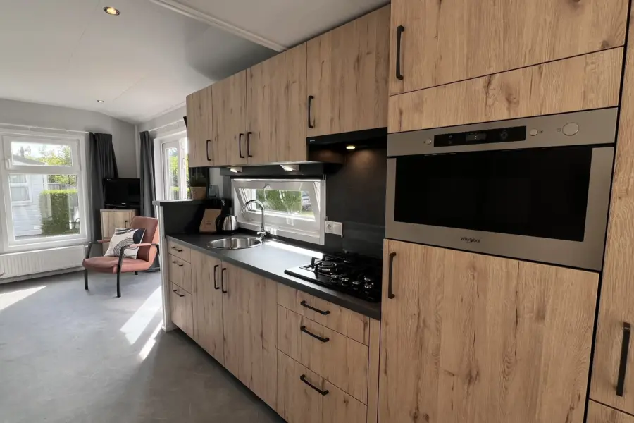 Coogherveld Texel chalet type 1 keuken - vakantie huisje De Koog