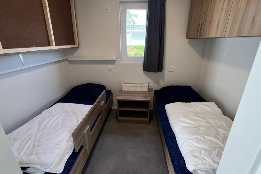 Coogherveld Texel chalet type 1 - kleine Schlafzimmer Fereinunterkunft De Koog