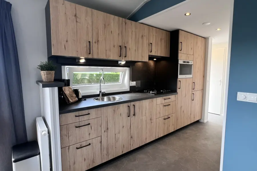 Coogherveld Texel chalet type 1 woonkamer blauw 3