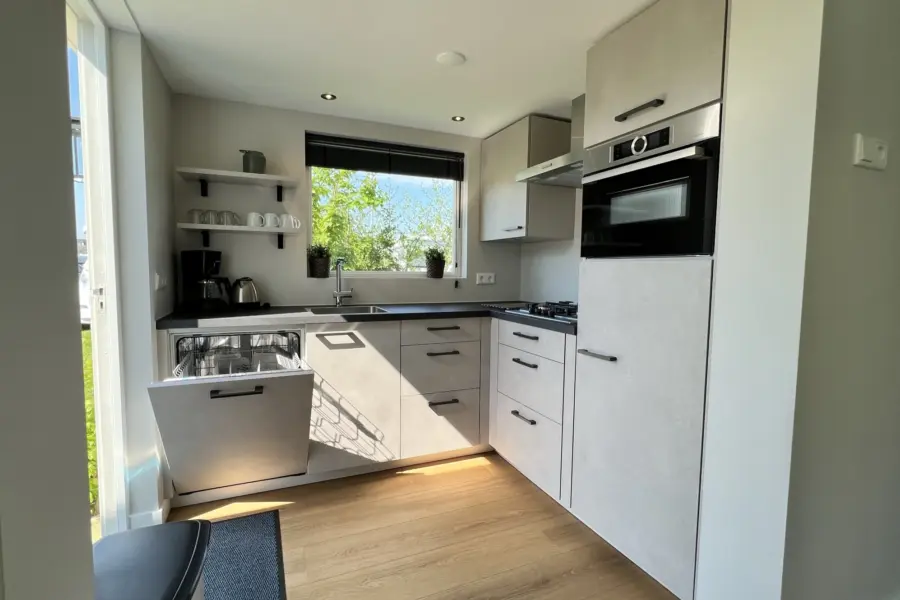 Vakantiehuisje De Koog - camping Coogherveld Texel keuken