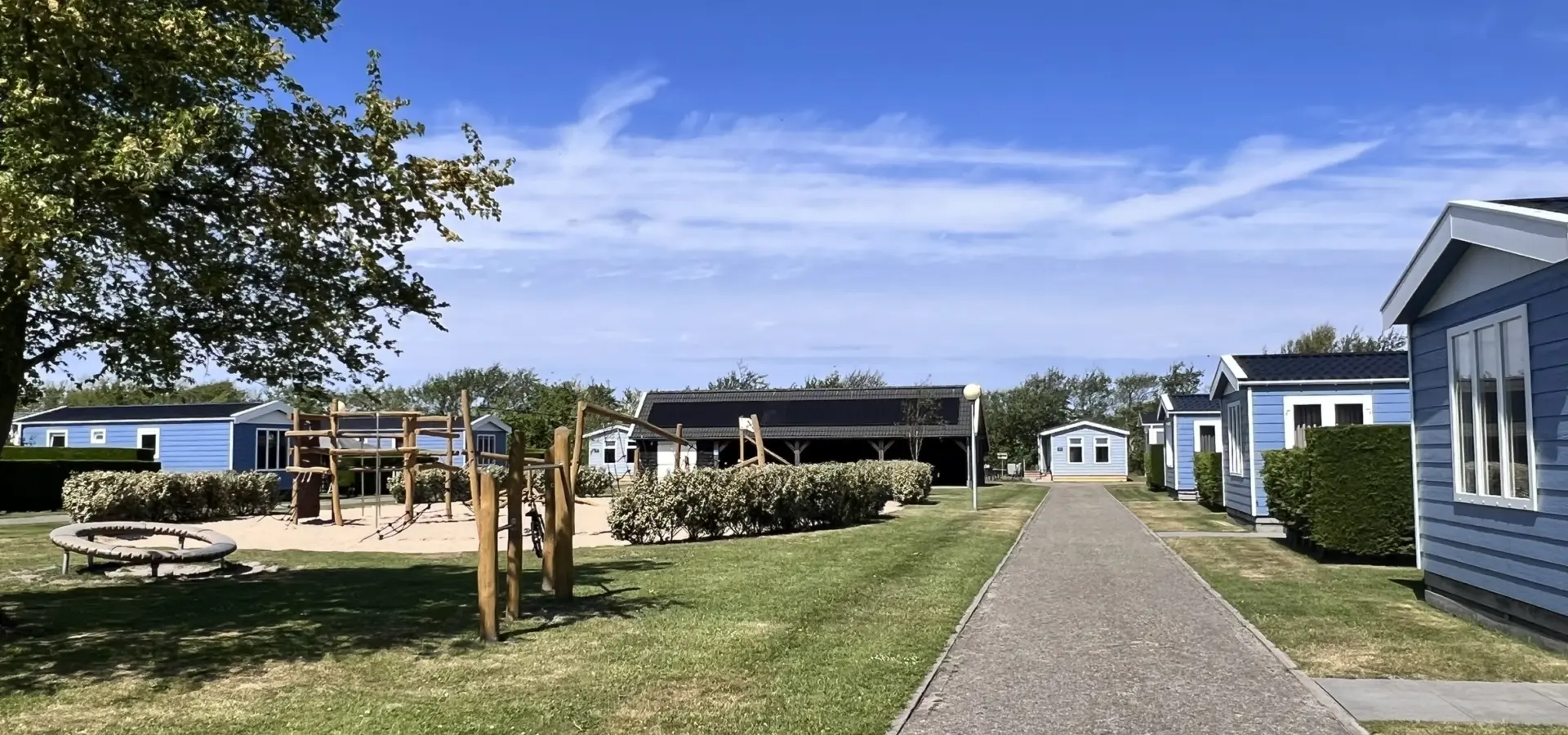 Camping Coogherveld Texel chalets langs speeltuin 05-2025